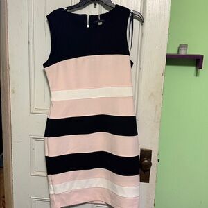 Tommy Hilfiger Black Dress with Red and White Accent